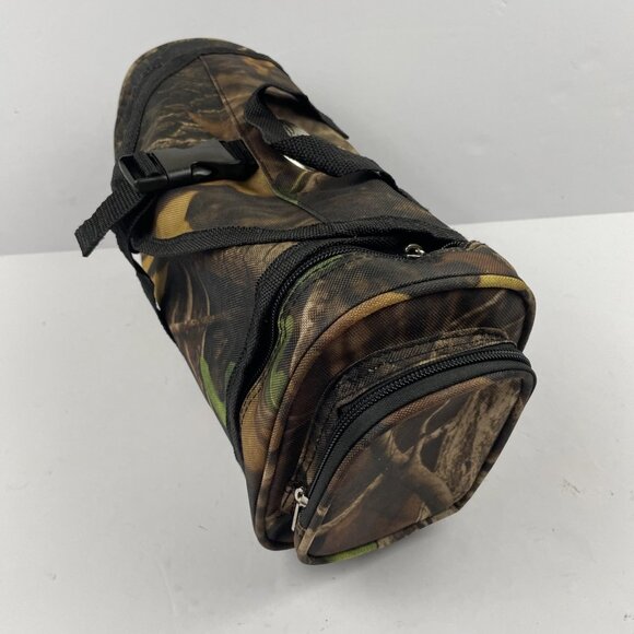 Belle Russo Camo Toiletry Bag Hanging Travel Hunting Canvas - Picture 2 of 15